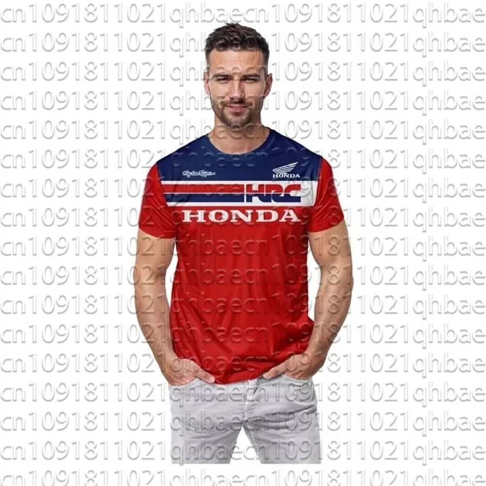

Men's Fashion Honda Motorcycle Racing Shirt Men and Women Casual Breathable Quick Drying Honda Off Road Bicycle Sports T-shirt