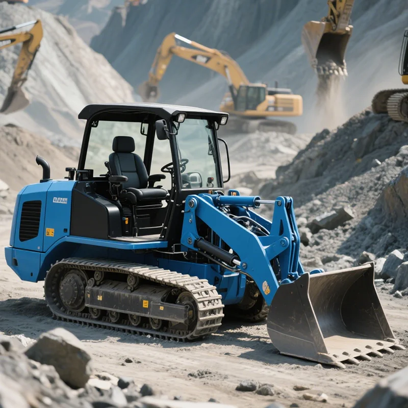 

Free Shipping Crawler Track Skid Steer Loader Construction Machinery Epa Engine Mini Skid Steer Diesel Loader