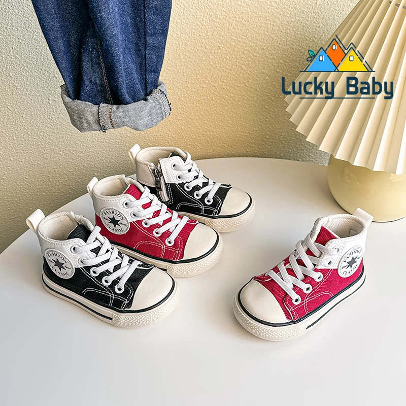 Baby Canvas Classic Sneakers Newborn Print Star Sports Baby Boys Girls First Walkers Shoes Infant Toddler Anti-slip Baby Shoes