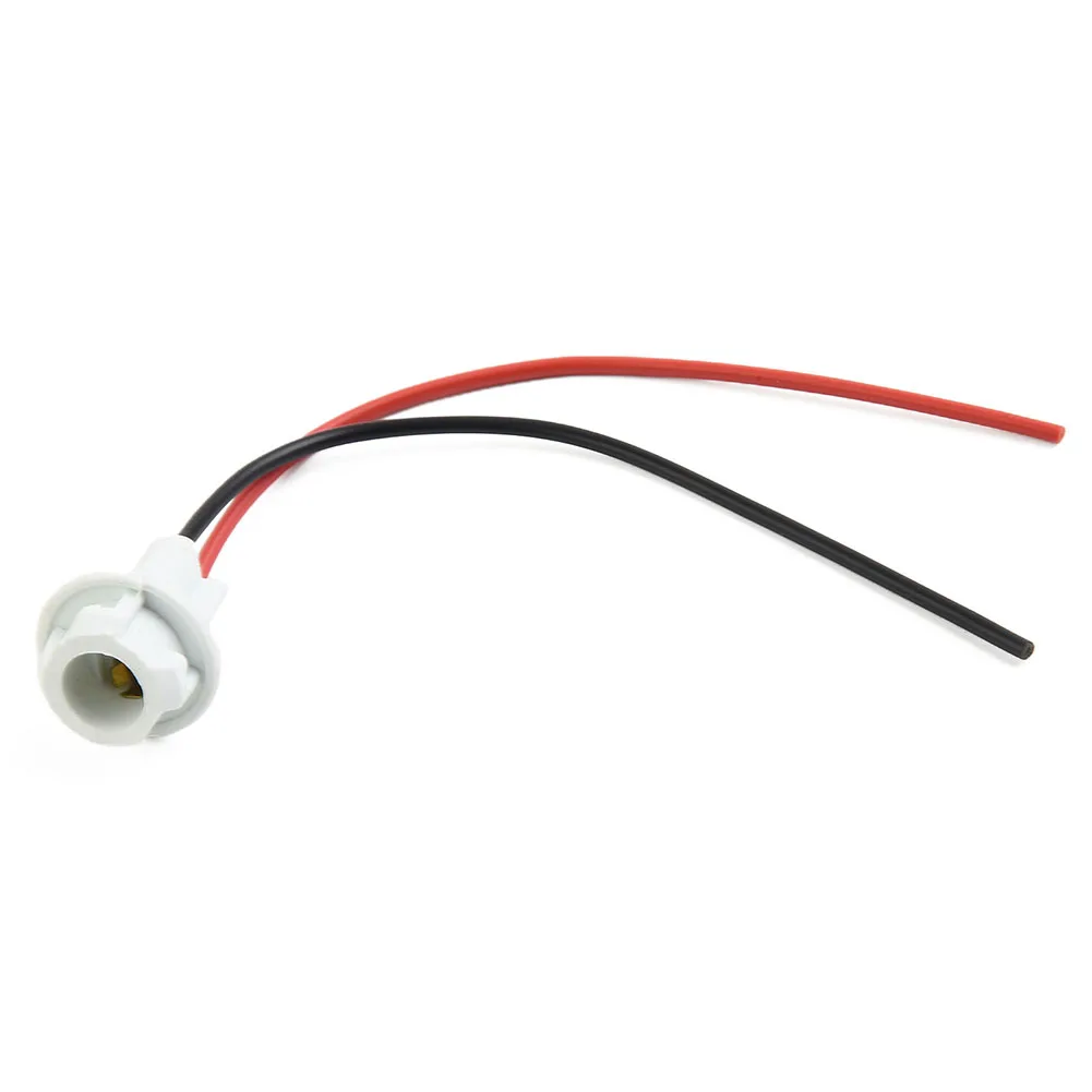 1pc Socket Easy To Use Single White 15cm Long Electric Vehicles For Motorcycles Instrument Light Socket