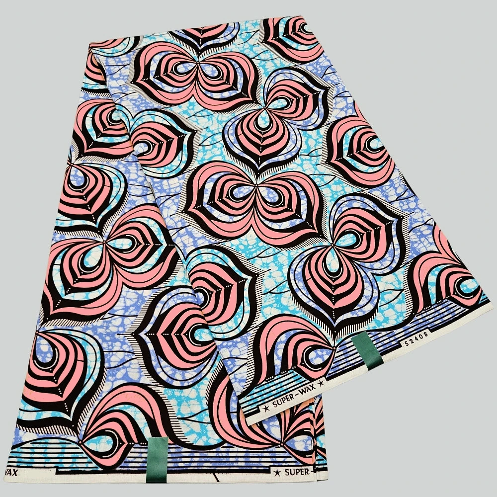 

High quality original super Dutch wax fabric, super wax from Congo, African loincloth for sewing clothes