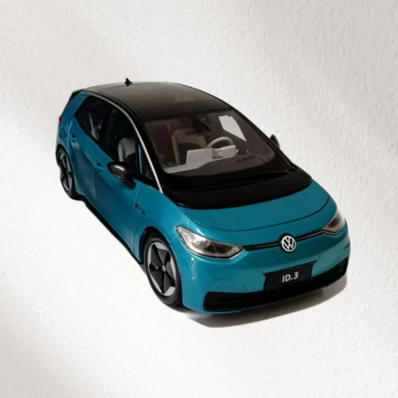 Diecast 1/18 Bilancia SAIC Volkswagen Modello In Lega di Auto SAIC Volkswagen ID3 Gioca Veicoli Giocattoli per I Ragazzi Regalo Scatola Originale