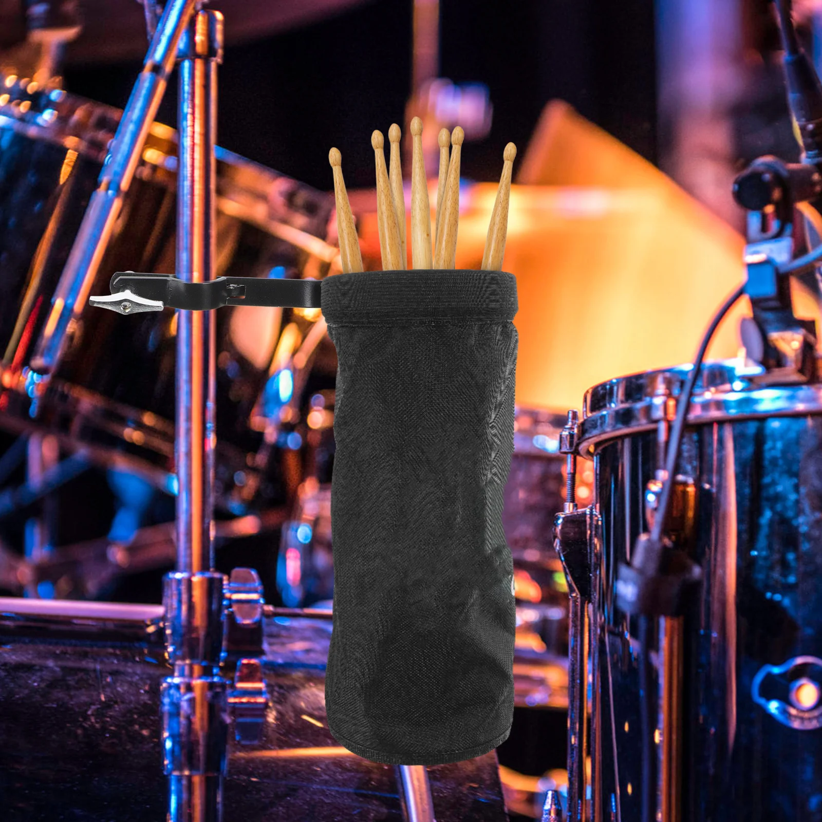 

Practical Drumstick Storage Bag Waterproof Holder Lightweight Easy to Carry Durable Drumstick Barrel Professional Accessory
