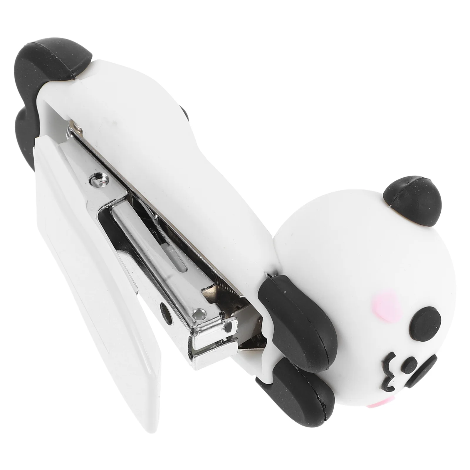 

Mini Small Panda Desktop Stapler Cute Portable Fun Stapler for Kids Teachers School Office Home Classroom Use Stapling Machine