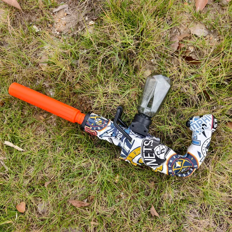 Gatling arma de brinquedo bola elétrica blaster pistola tiro esporte ao ar livre alta velocidade recarregável jogo interativo festas para adulto