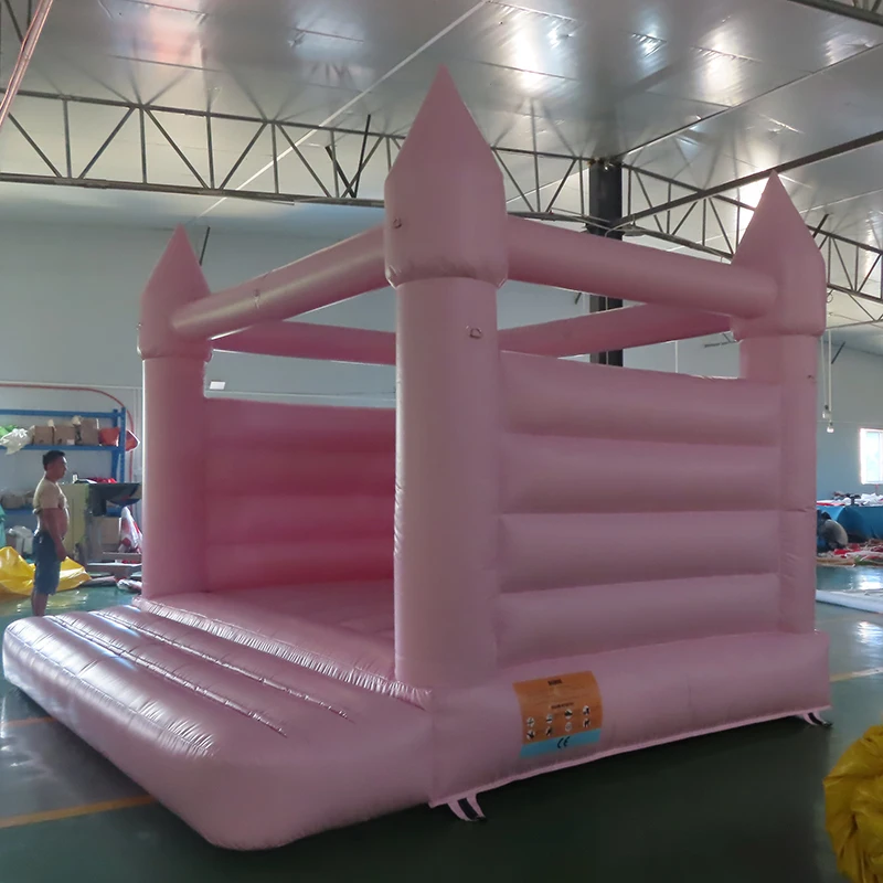 outdoor activities Inflatable Wedding Bouncer pink/orange/white House Jumping Bouncy Castle for wedding birthday party