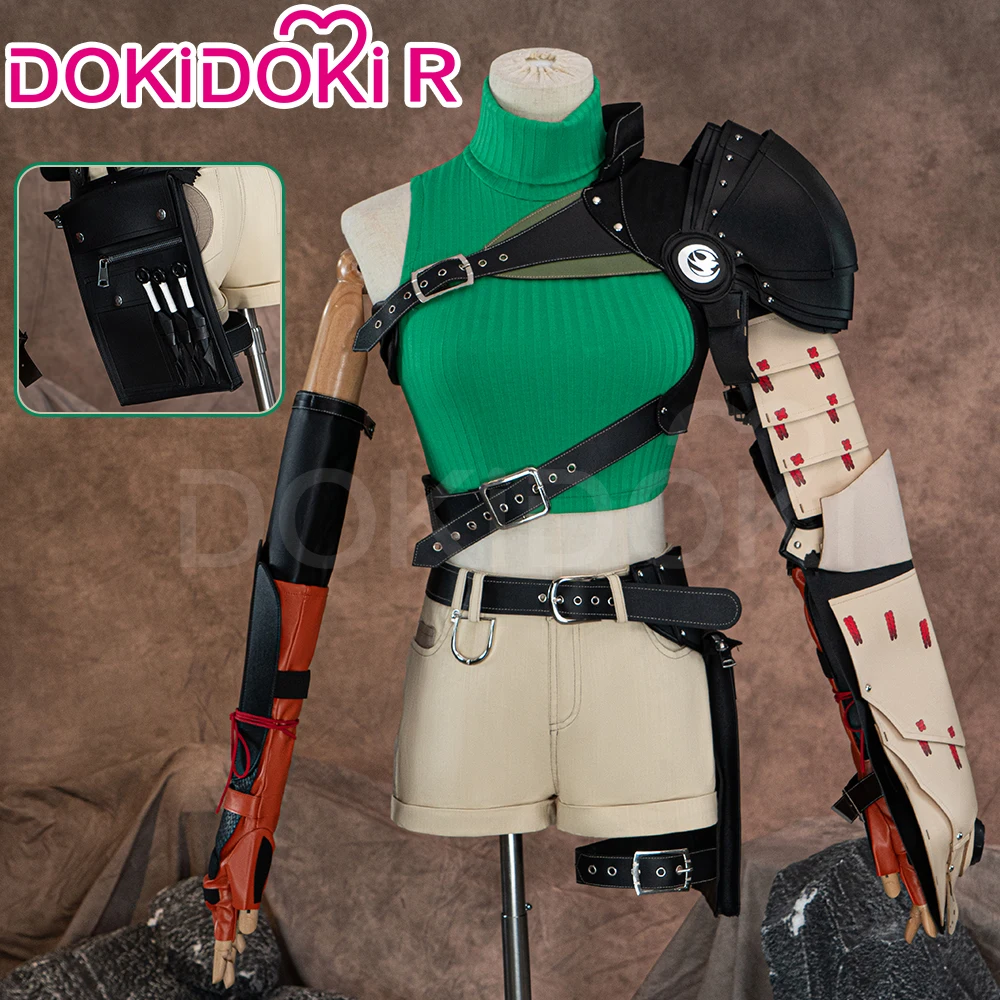 Yuffie Kisaragi Cosplay Costume Game FF Cosplay【XS-3XL】DokiDoki-R Women Halloween Cosplay Yuffie Kisaragi Costume Plus Size