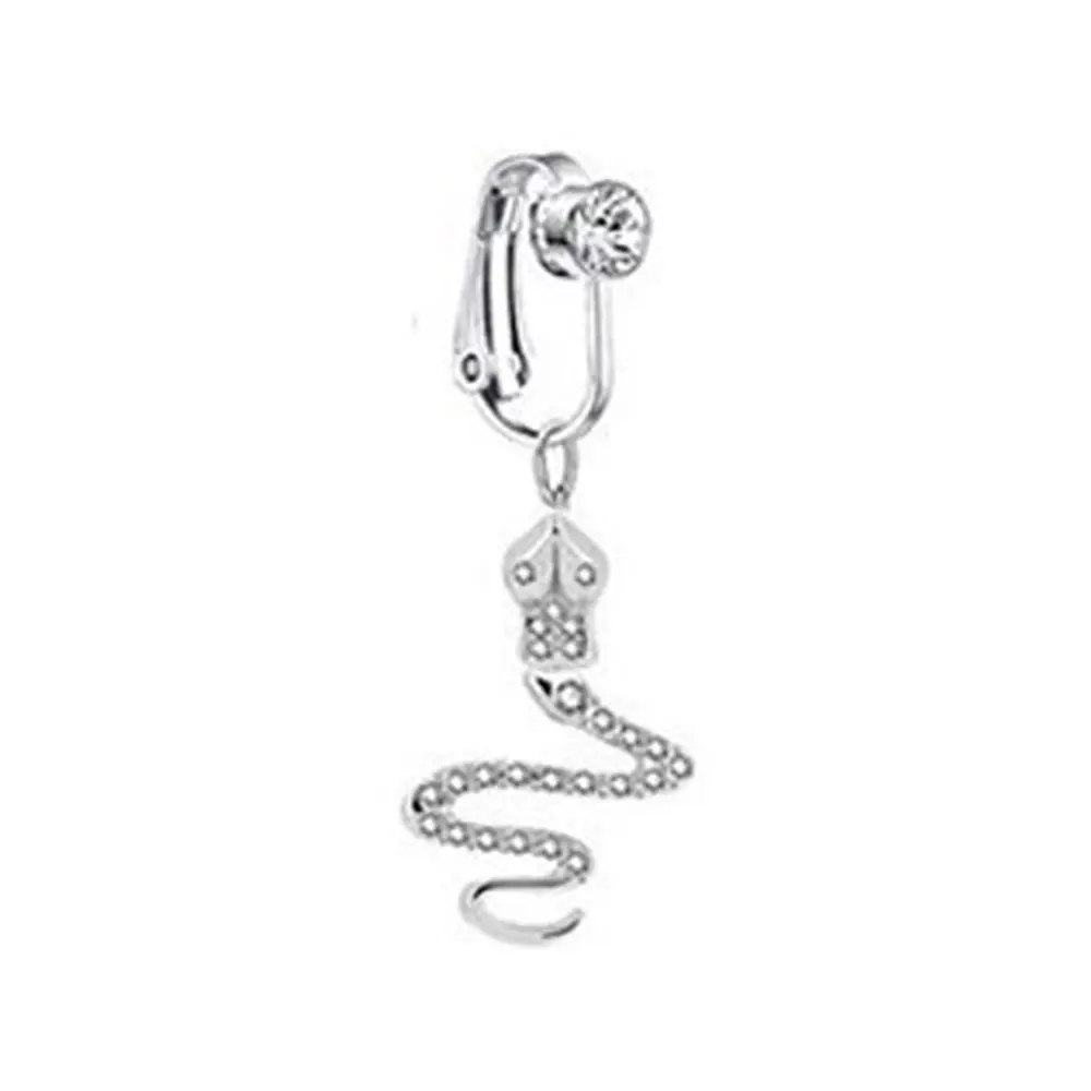 اكسسوارات الشاطئ كليب على الأقراط غير ثقب الغضروف كليب فو البطن ثقب السرة خواتم وهمية البطن الدائري مجوهرات للجسم