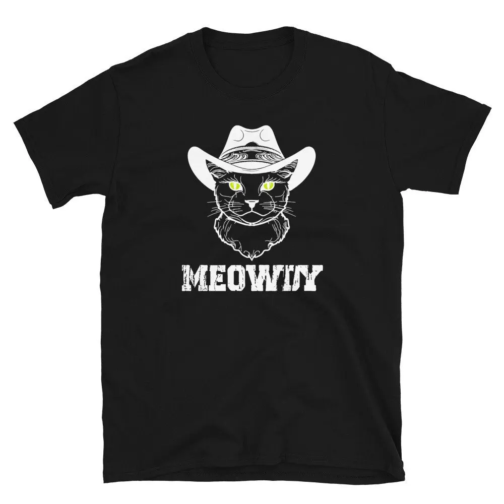 Meowdy Funny Mashup Between Meow and Howdy Cat Meme T Shirt