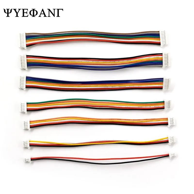 5pcs SH1.0 Wire Cable Connector DIY SH1.0 2/3/4/5/6/7/8/9/10pin Electronic Line Double Connect Terminal Plug 28AWG 10/15/20CM