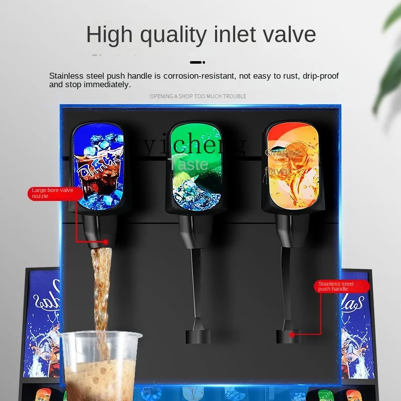 XL Cola Machine Komercyjny syrop Pepsi Dozownik napojów zimnych Automatyczny trzy zawory