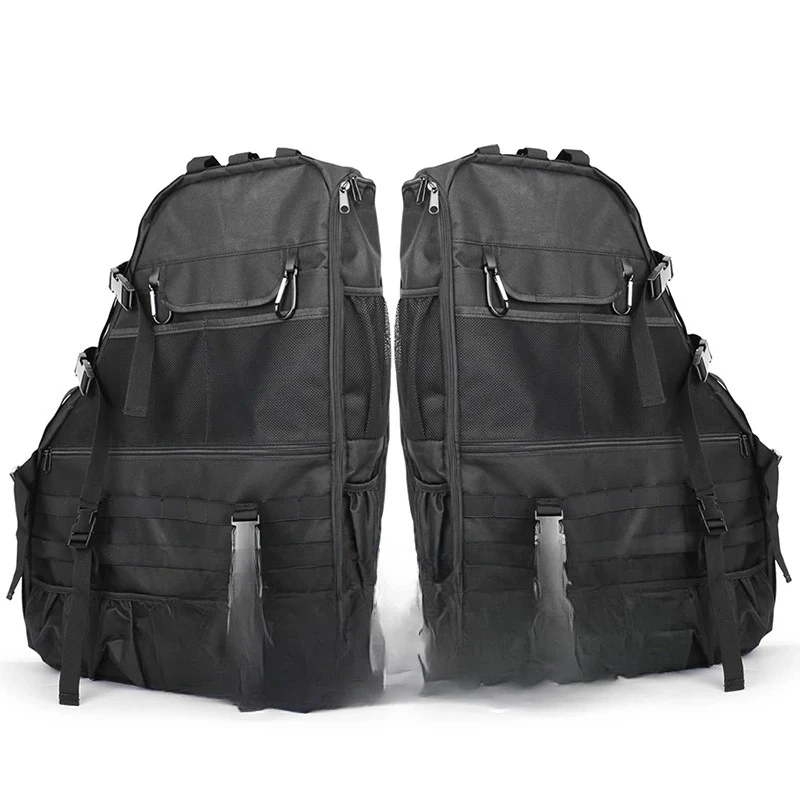

Auto Accessories Multi-Pocket Adjustable Storage Bag Duffel Bag Saddle Tool Bag Rolling Rod Storage