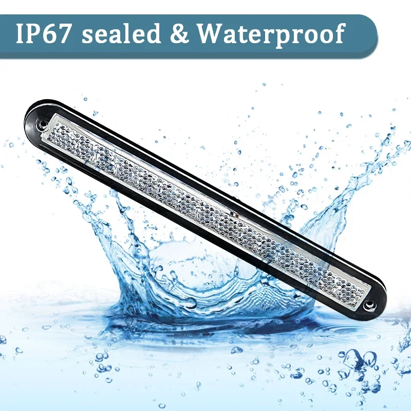 ANHEART Sample 12V 3W 8inch IP67 Waterproof Rigid Courtesy Boat Tube Bar LED Strip Light For Pontoon RV Deck Yacht