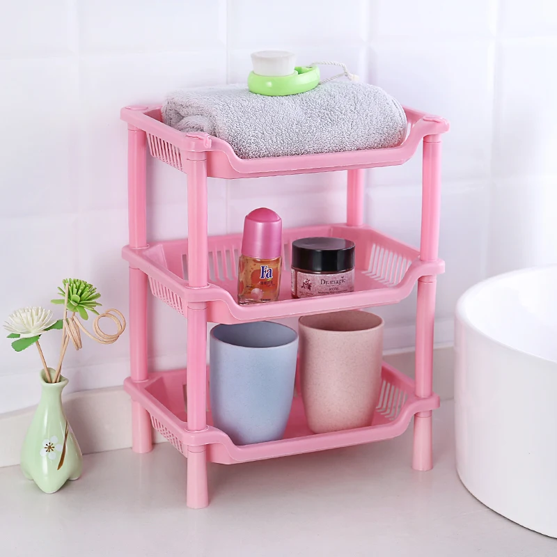 Bathroom Corner Storage Holder Shelves Organizer Kitchen Floor Tripod Toilet Tissue Towel Rack Shelf Bathroom Accessories