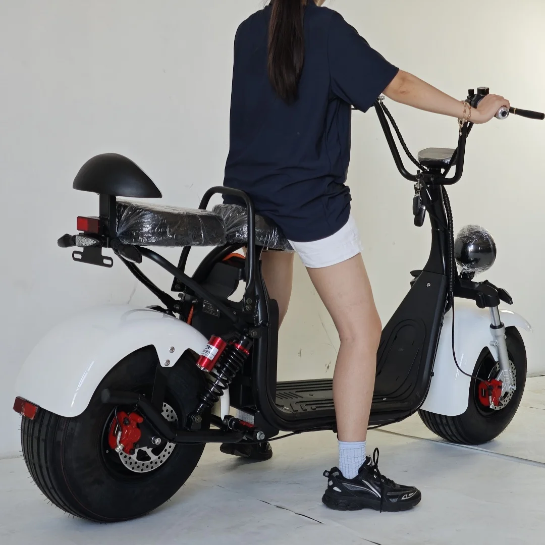 

EEC COC EU Warehouse Fat Tire Citycoco 2000w Electric Scooter Powerful For Adult HR2-2 45km/h Without Battery
