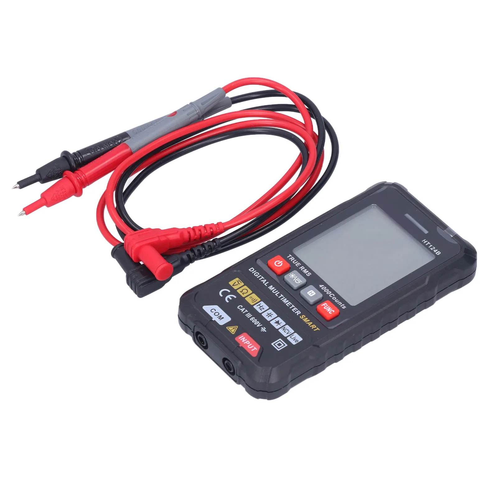 

HT124B HT125B HT125B High Definition Color Screen Multimeter Automatic Range Digital Display Smart Voltage Meter for Outdoor