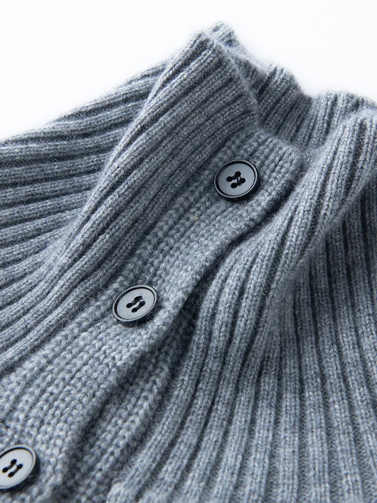 CHICUU Luxury Women's 100% Cashmere Sweater Thick Turtleneck Cable Knitting Pullover Autumn Winter Heavyweight Cashmere Knitwear
