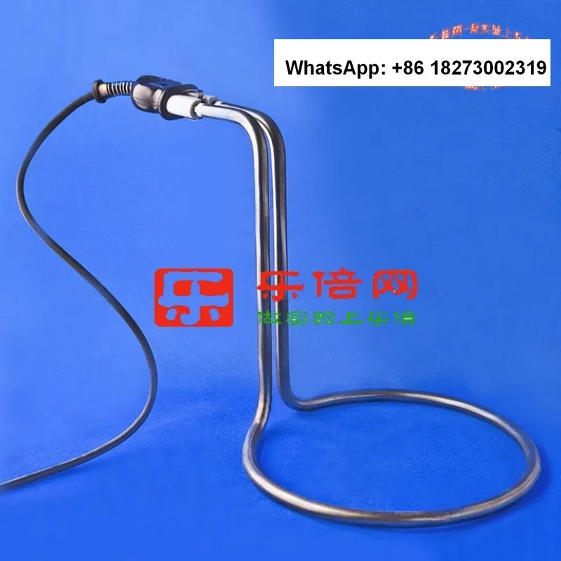 Network plug-in resistor with three plug power cord, fast heating, high-power laboratory stainless steel electric heating coil