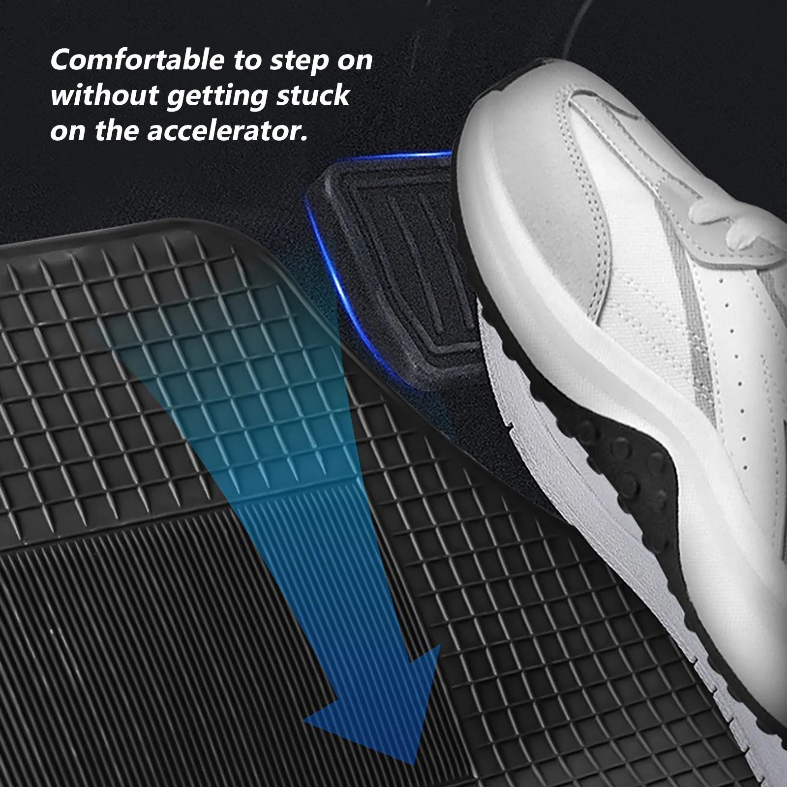 

2Sets Car Floor Mats Full Set Waterproof Automotive Interior Protection Mat for Mud Stain Resistance Universal Fit Vehicle Seat