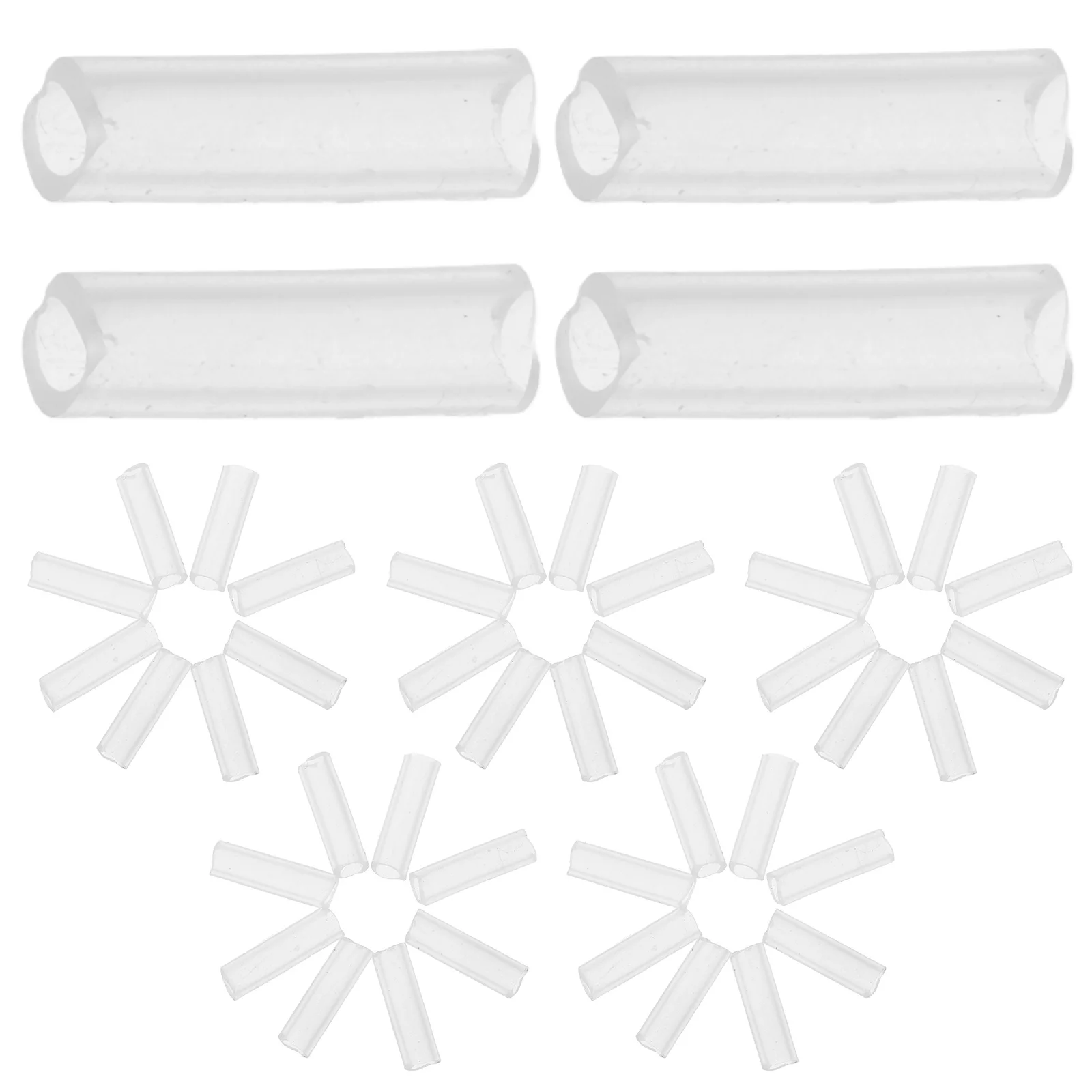 50pcs Beaded Chain Protectors Lightweight Anti-Drop Jewelry Connector For Key Rings Necklaces Bracelets End Caps