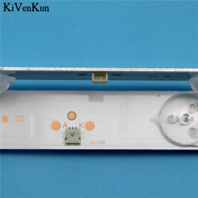Awox 2201 2271 바 KJ215D06-ZC21FG-01 LED 백라이트 스트립, Erisson 22LES16 플랭크 매트릭스, 303KJ215032 어레이 밴드, 2 개