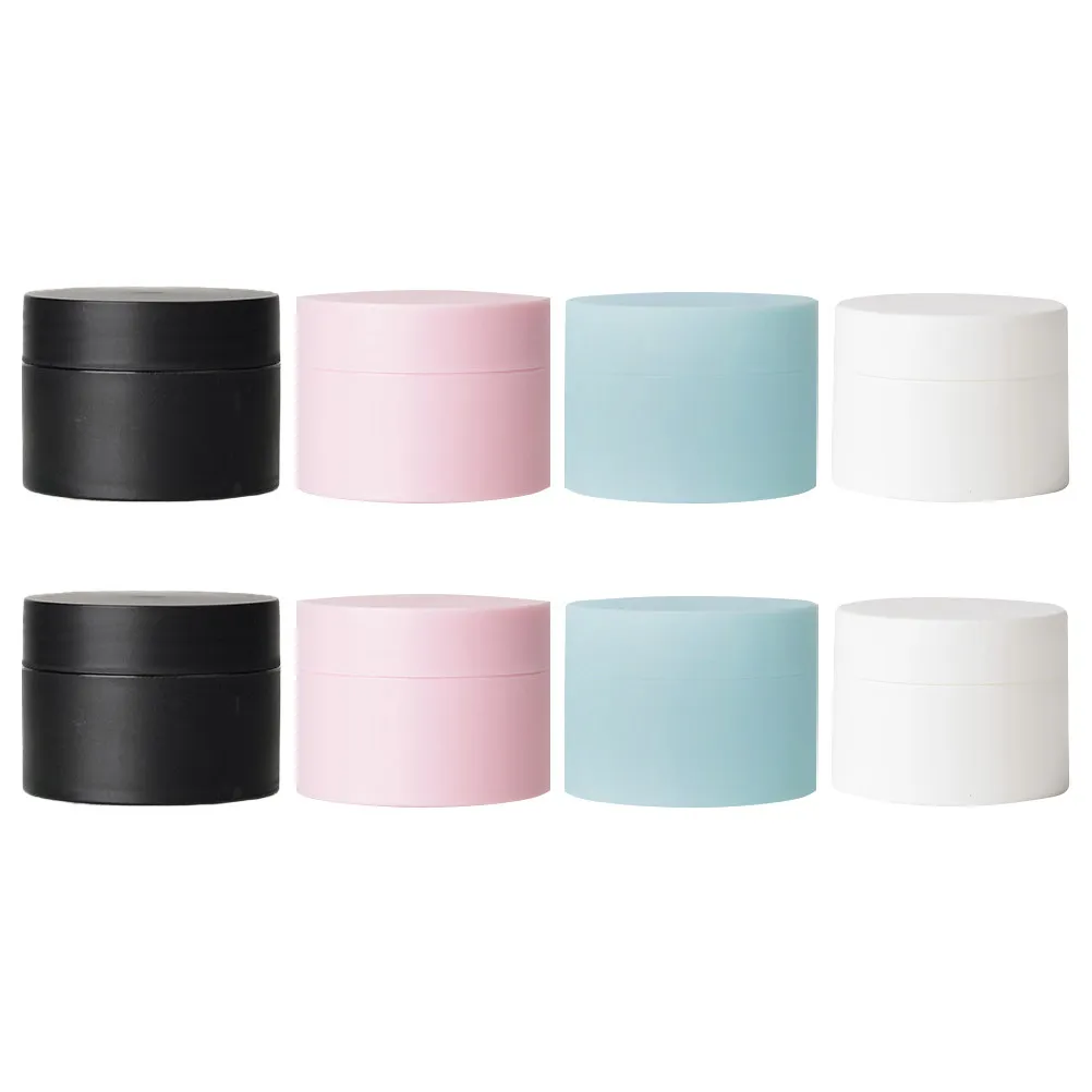 

8Pcs 15G Travel-Sized Refillable Jars Leak-Proof Portable Small Cream Bottle Container for Body Lotion Face Serum