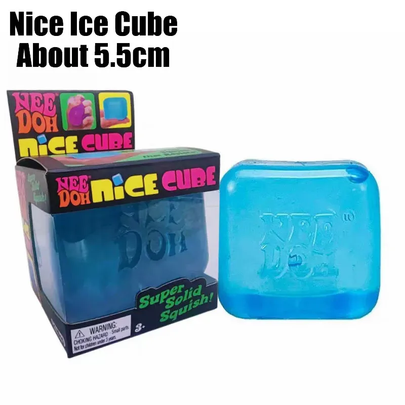 Needoh Sensory Jellyfish Gummy Bear Toy Soft Nice Cube Anti-Stress Stress Relief Pressure Souvenir Sensory Non-toxic Fidget Toy image 3