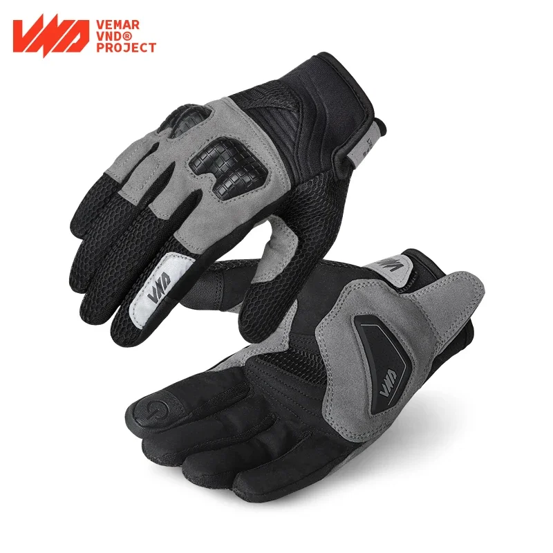 New VND C-03 Motorcycle Riding Luvas Spring/Summer Mesh Breathable Motocross Guantes Moto Mountain Bmx MTB Drit Bike MX Gloves