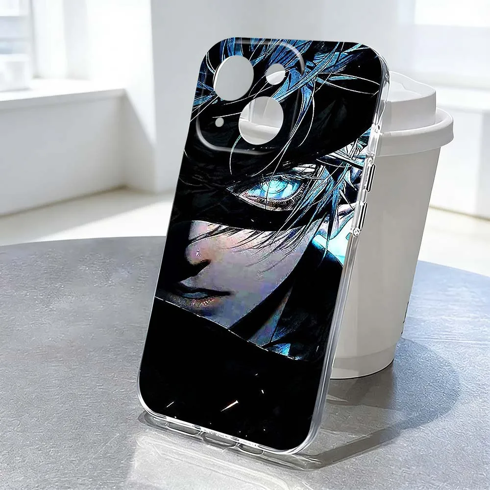 

Anime Comics Jujutsu Kaisen Art For Apple iPhone 17 Air 16e 16 15 14 13 12 11 Mini Pro Max Plus Transparent Cover Phone Case