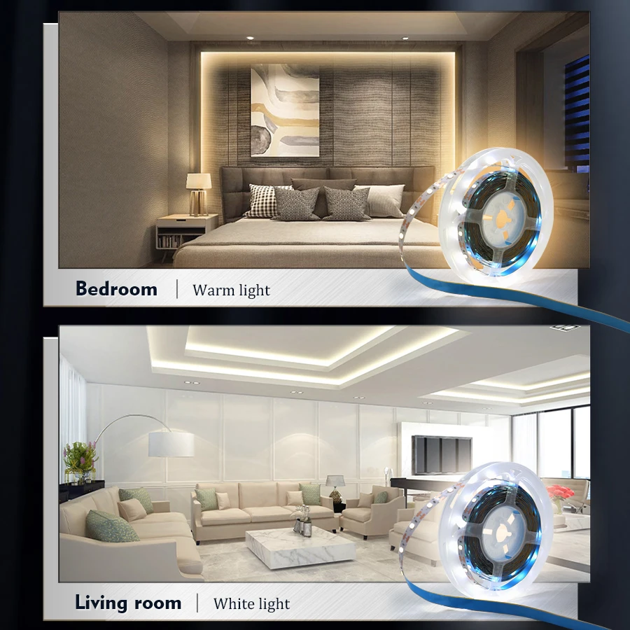 LED Strip Lights For Bedroom,living roomPerfect For Gaming Room, Party, Camping, Room Christmas Tree Decroations