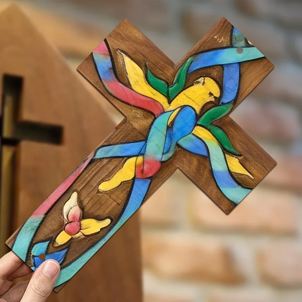 cruz-de-metal-plana-2d-1-unidade-perfeita-para-decoracoes-de-casa-fazenda-igreja-e-ornamentos-de-jardim-–-79x118-polegadas