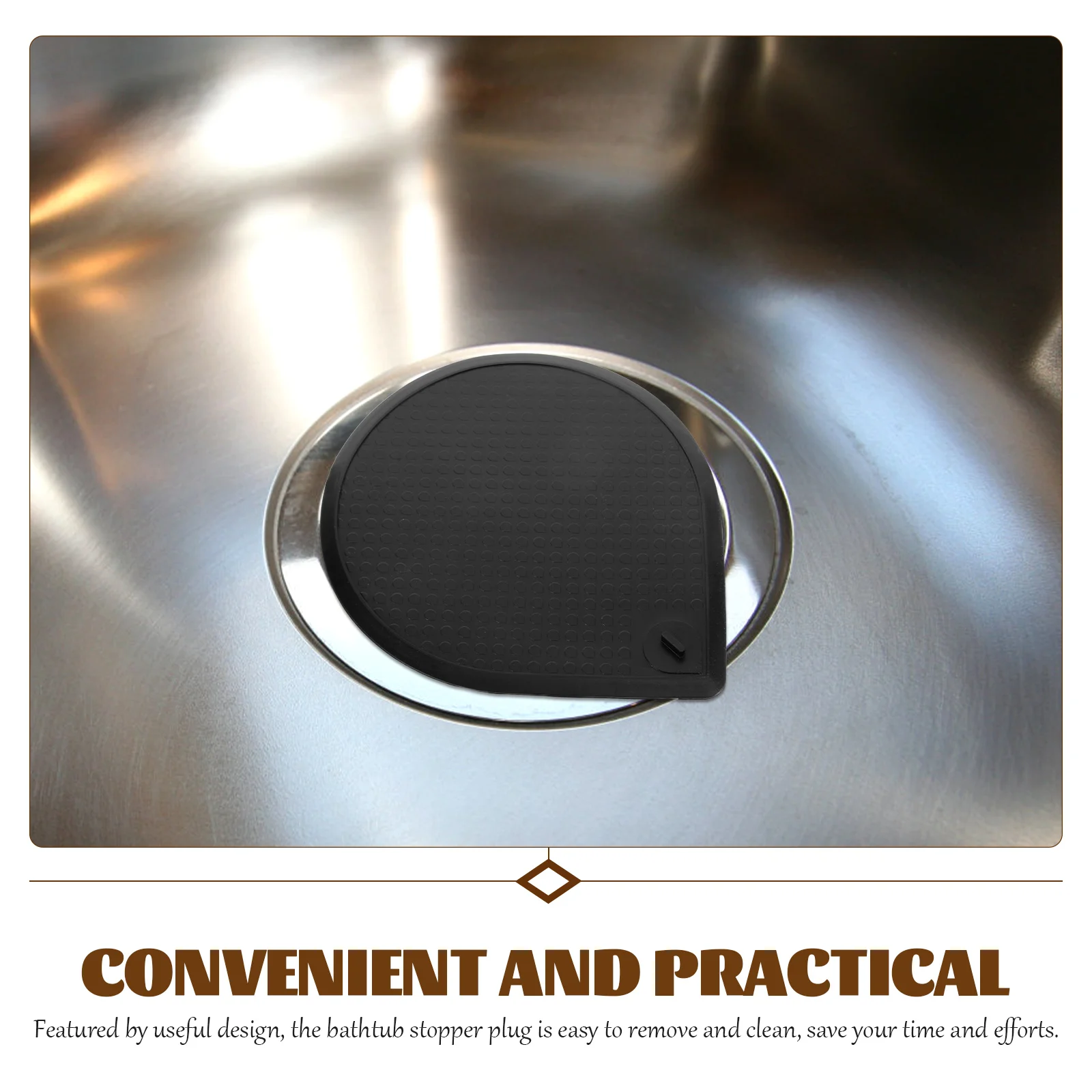 

2 Pcs Anti-clogging Silicone Anti-blocking Cover Silica Gel Bathtub Filter Plug