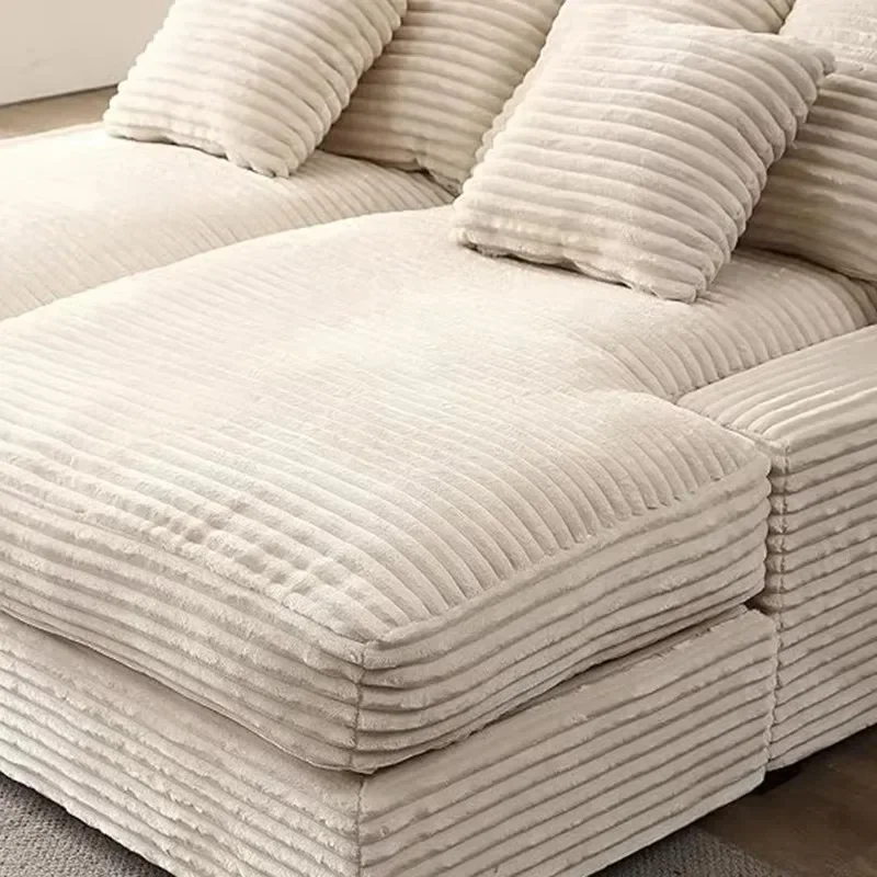 

Modern Compression Sofa Bed Box Popular Corduroy Design Apartment Loft Living Room Manufacturing