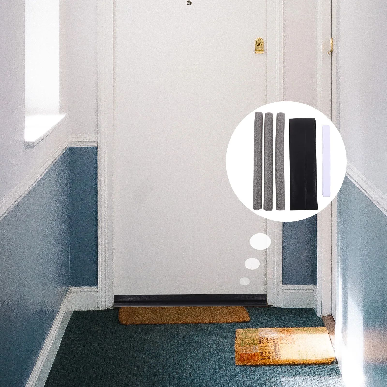 

Draft Door Doorstop Wedge Threshold Gap Block Excluder Comfort Stopper Decorative