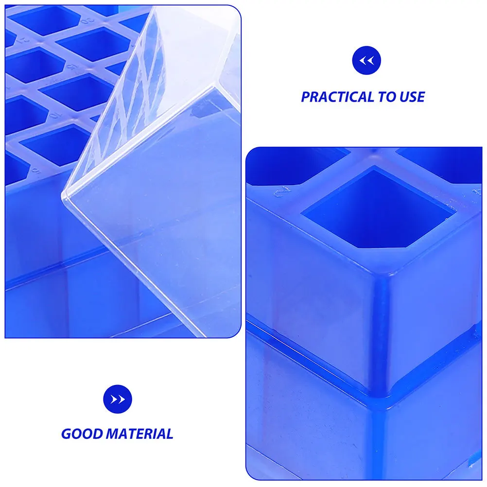 

Test Tubes Storage Freezer Box Plastic Containers Multifunctional Vial Rack