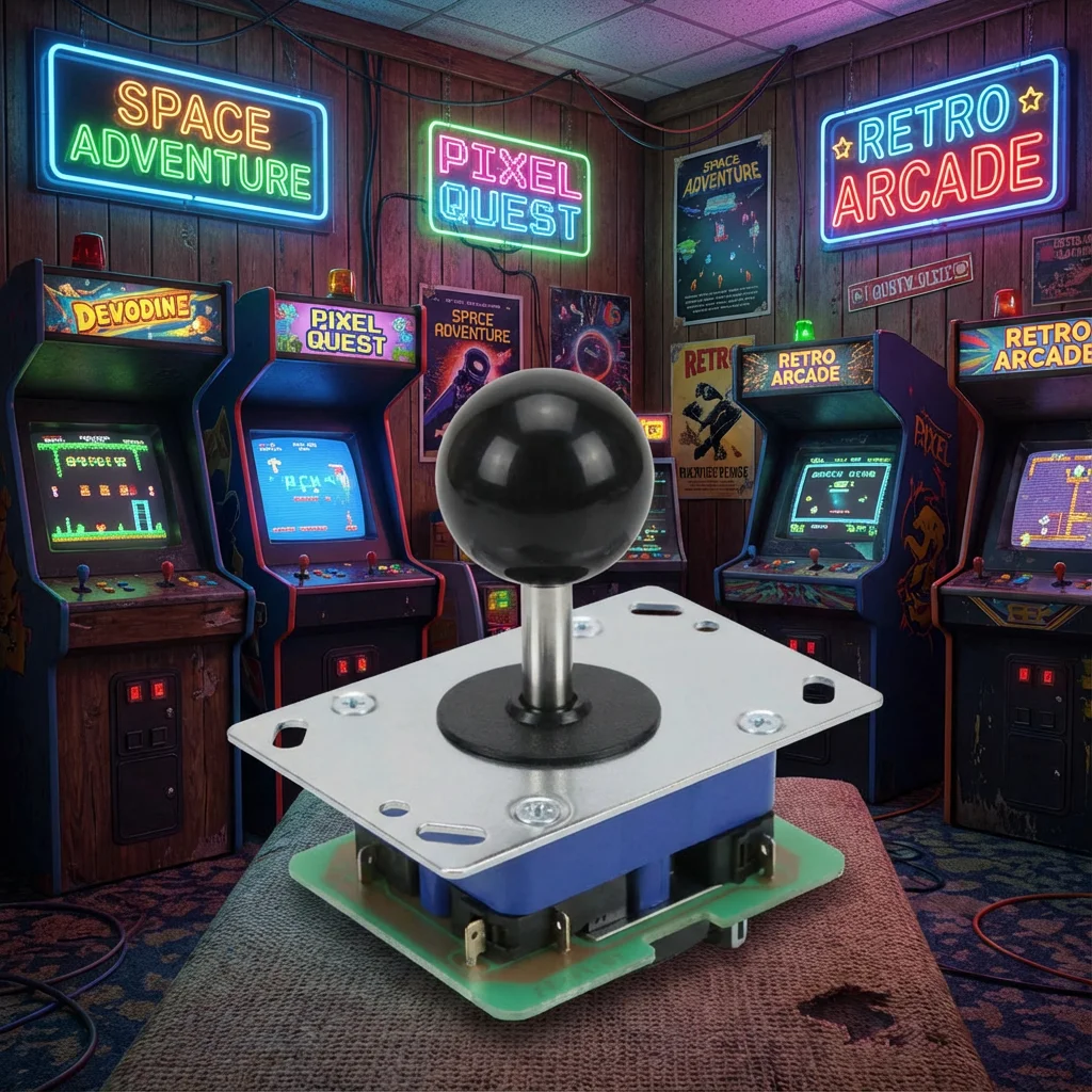 joystick-d'arcade-seimitsu-ls-32-01-sc-original-plaque-plate-a-arbre-noir-a-5-broches-pour-armoire-d'arcade-et-baton-de-combat