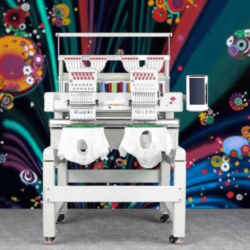 High Speed Embroidery Machine Price In South Africa 12 Needle Multi-Needle Cap Embroidery Machine At Cheap Price
