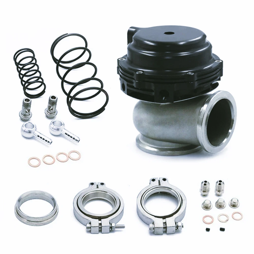 Válvula scarga externa Universal 44mm, brida banda en V, KIT Turbo enfriador agua, rendimiento aleación a