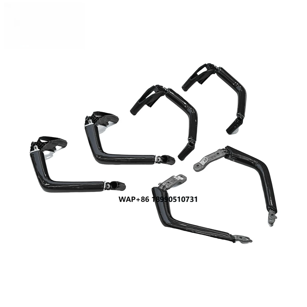 

For Porsche Cayenne 2018-2024 Car Modification Interior Saddle Armrest Upgrade Door Handle Carbon Fiber Decoration