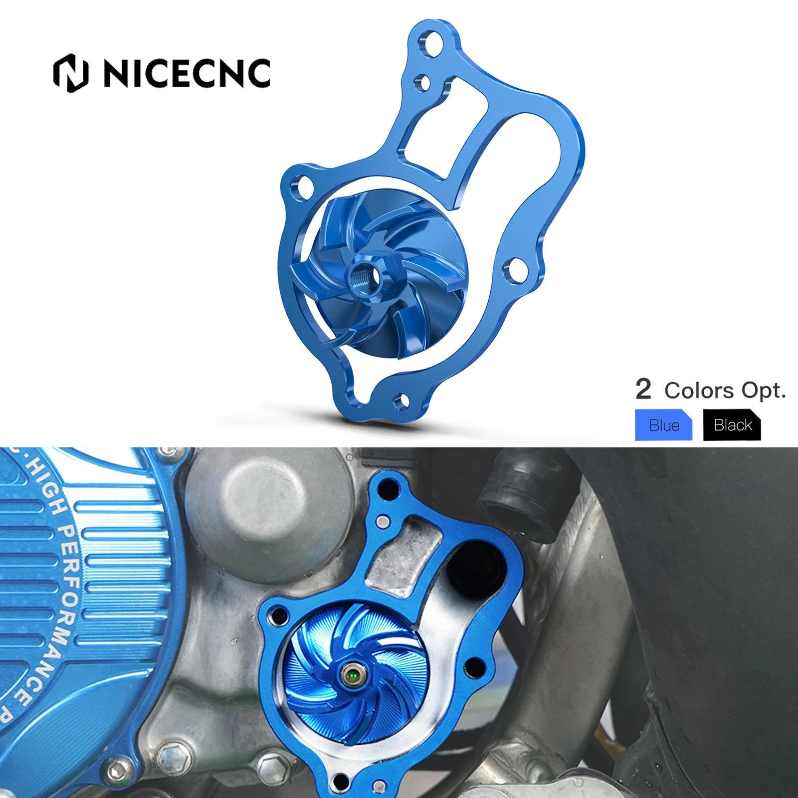

NICECNC For Yamaha YZ250 1999-2024 YZ250X 2016-2023 2022 YZ 250 250X Oversized Water Pump Impeller Cooler Kit 5MW-12422-00-00