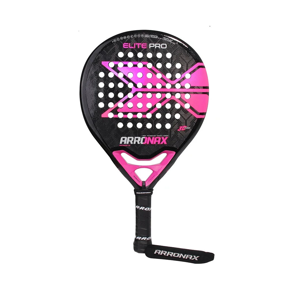 VAIRO Professional Padel Tennis Racket, Soft Face, Carbon Fiber, Lightweight, Fashionable EVA Sports Equipment, High Quality