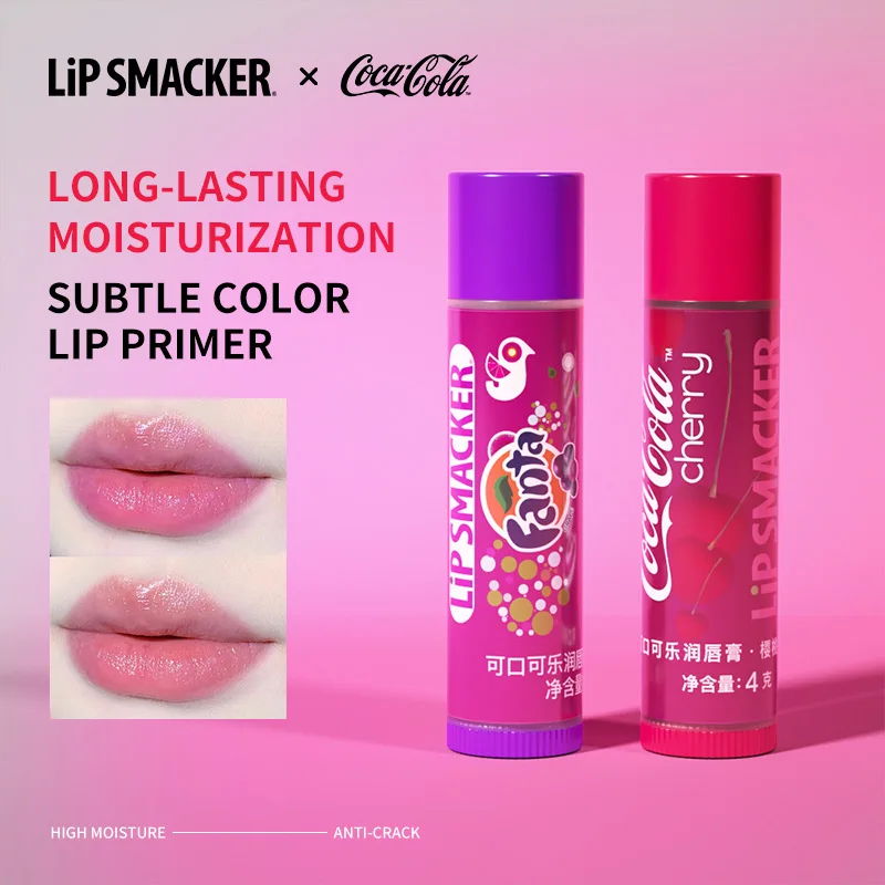

Набор из 2 бальзамов для губ LiP SMACKER x Coca-Cola, длительно увлажняющий, идеально подходит в качестве подарка для семьи и друзей.