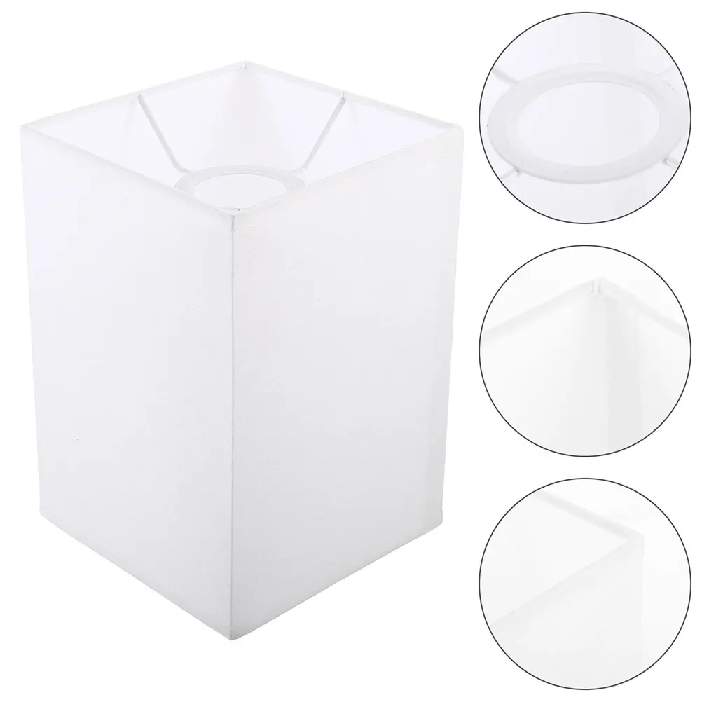 

2 шт. квадратный тканевый абажур для ламп E27, декоративные чехлы для домашних абажуров для гостиной, спальни, Tc, утюг, яркий, легкий