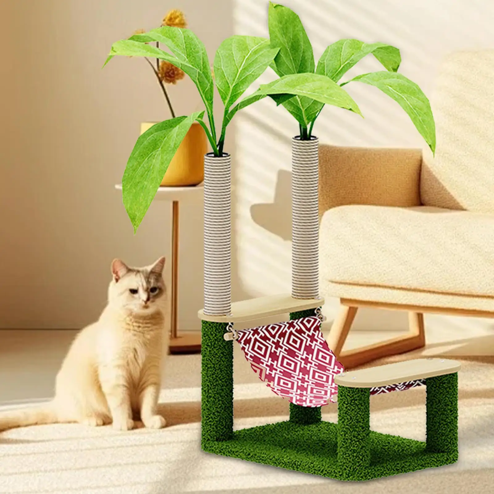 

Cat Hammock for Rest and Play Cat Climbing Frame for Rest Pets Supplies Play