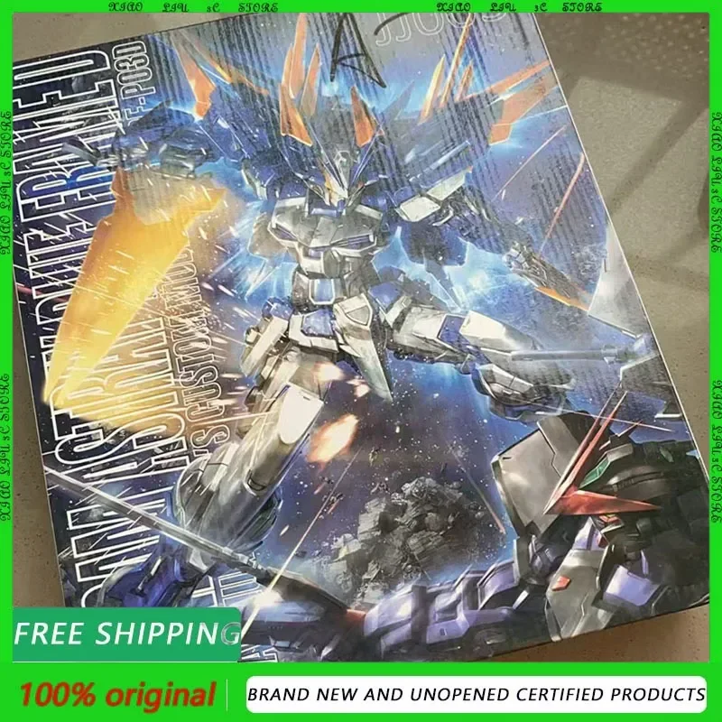 MG Astray Blue Frame Gunpla Action Figure Building Kit الصندوق الأصلي أنيمي جاندام لعبة مجسمة لهواة الجمعين والفتيان