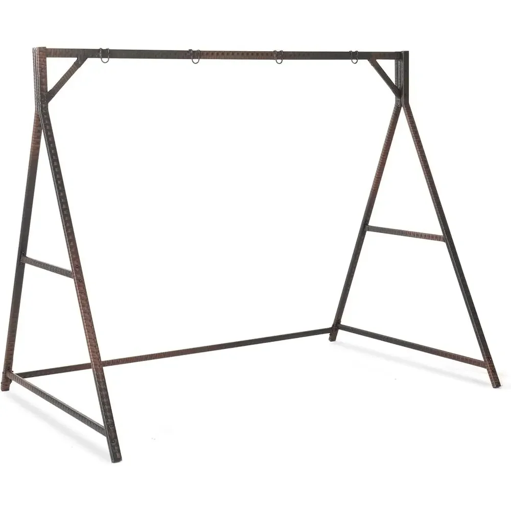 Weather-Resistant A-Type Swing Stand, Supports 1200 lbs for 4-5 Person Swings, Ideal for Family Outdoor Relaxation