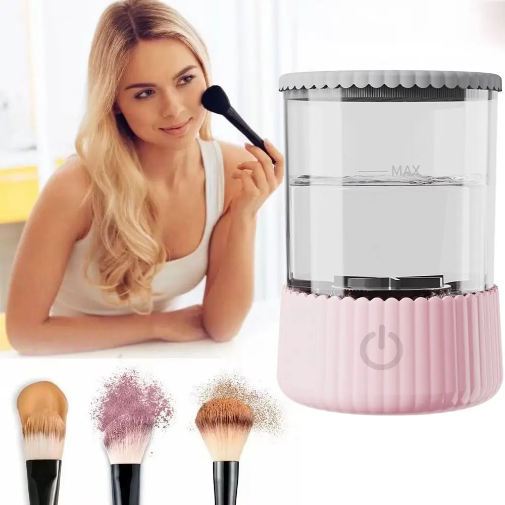 

Automatic Electric Makeup Brush Cleaner 3 in 1 5V Makeup Brush Washing Machine Rotary Multipurpose