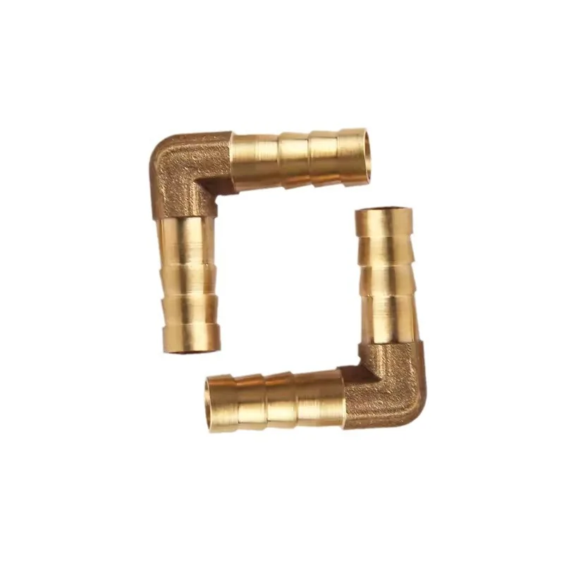 L-shaped Right-angle Connection Coupling Head  Copper Elbow Pneumatic Component Water Pipe Flexible Hose Coupler Head 4-19mm