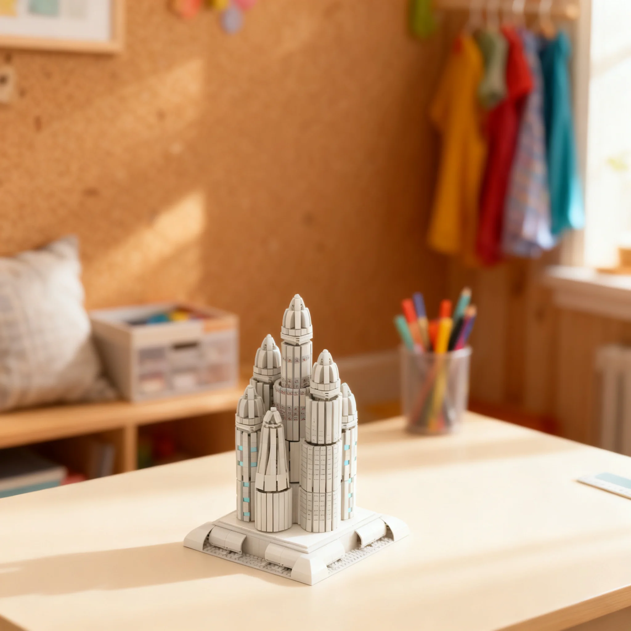 3551pcs MOC Hotel Attraction Antoni Gaudí Model Toys Building Blocks Construction Christmas Gifts Education Brick Idea Kids