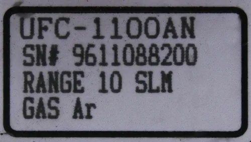 6111 UNIDAD MASS CONTROLADOR DE FLUXO UFC-1100AN
